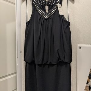 Cache black mini dress